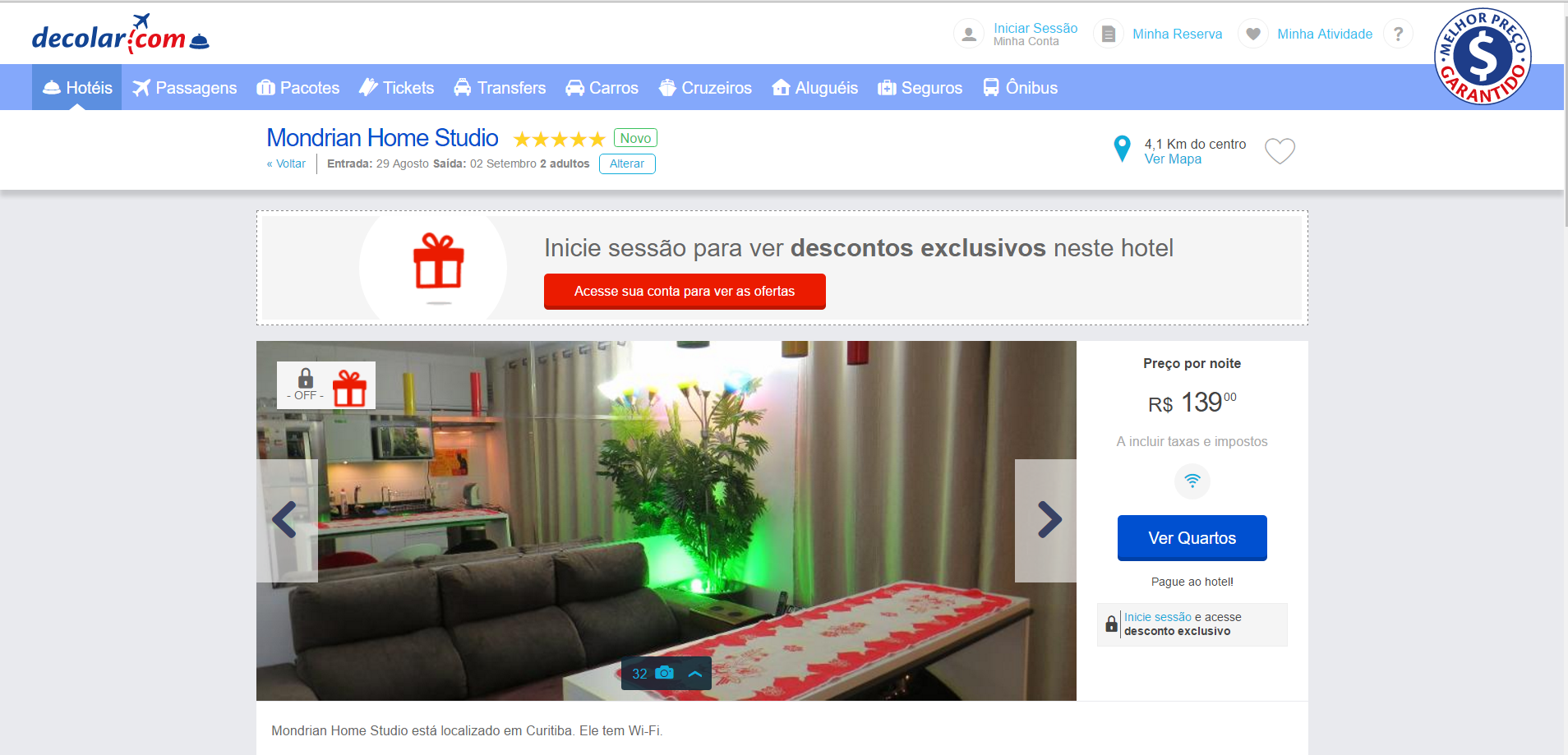 CLIQUE PARA RESERVAR